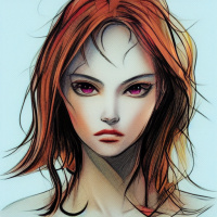 Аватар для ВК Рыжие волосы