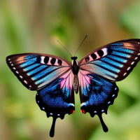 Насекомые Бабочки Синие 