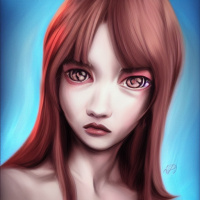 Аватар для ВК Красные волосы