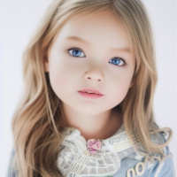 Люди Голубые глаза Дети Блондины Девочки 