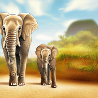 Аватар для ВК Слоны