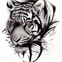 Животные Дикие животные Черно-белые Полосатые Тигры 