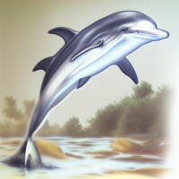Картинка на аву Дельфины