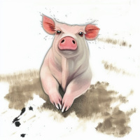 Картинка на аву Свиньи