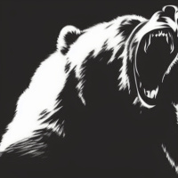 Животные Дикие животные Черно-белые Медведи 