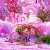Цветы Розовые Дома 