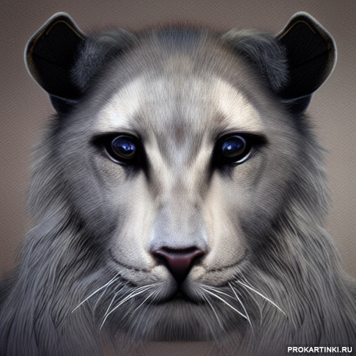 Голубые глаза Белые Львы 
