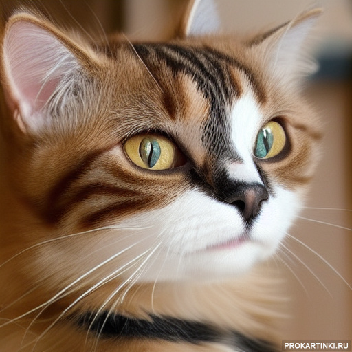 Животные Рыжие Коты Полосатые Желтые глаза 