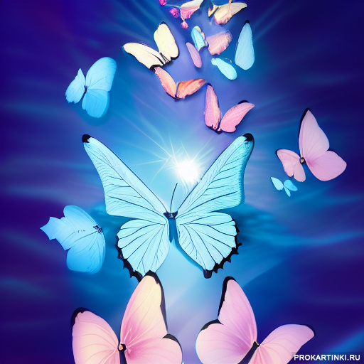 Насекомые Бабочки Свет 